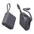 Nova Powerbank 22,5 W Power Delivery z wbudowanymi kablami 10 000 mAh Ciemnoszary LT95515-N0060 (7) thumbnail