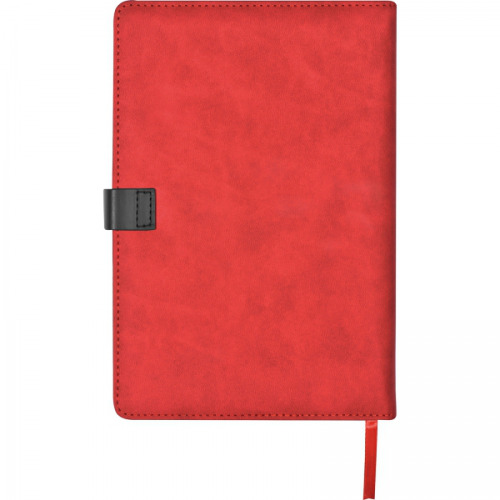 Notatnik A5 w linie z wizytownikiem MARTIN Czerwony 2008805 (5)