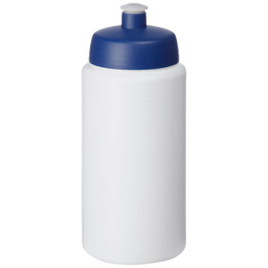 Bidon Baseline® Plus o pojemności 500 ml ze sportowym wieczkiem i uchwytem Biały