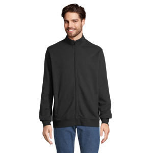 COOPER FULL ZIP SWEAT Czarny