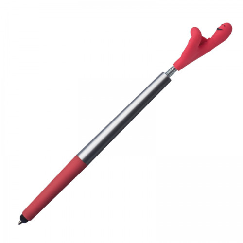 Długopis plastikowy touch pen Smile Hand CrisMa KARINA Czerwony 1341505 (4)
