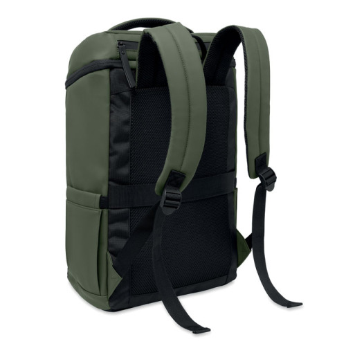 Plecak na laptopa 15" PU Ciemnozielony MO3122-60 (4)