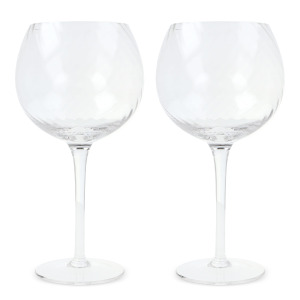 Byon Opacity zestaw 2 kieliszków do wina ze stylowym wzorem szkła 470 ml