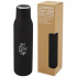 Miedziana butelka izolowana próżniowo Marka o pojemności 600 ml z metalową pętelką Czarny 10067290 (2) thumbnail