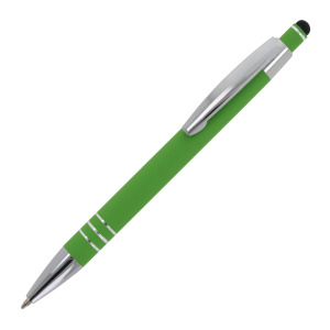 Ballpen Athens Metalowy miękki dotyk Jasnozielony
