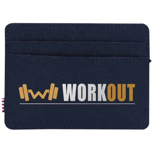 Herschel Charlie uchwyt na kartę RFID wykonany z materiałów z recyklingu Granatowy 12075655 (1)