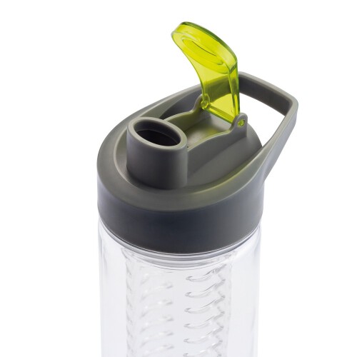 Bidon, butelka sportowa 800 ml z pojemnikiem na lód lub owoce zielony V7834-06 (2)