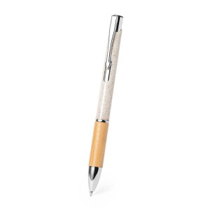 Długopis z bambusa i słomy pszenicznej neutralny