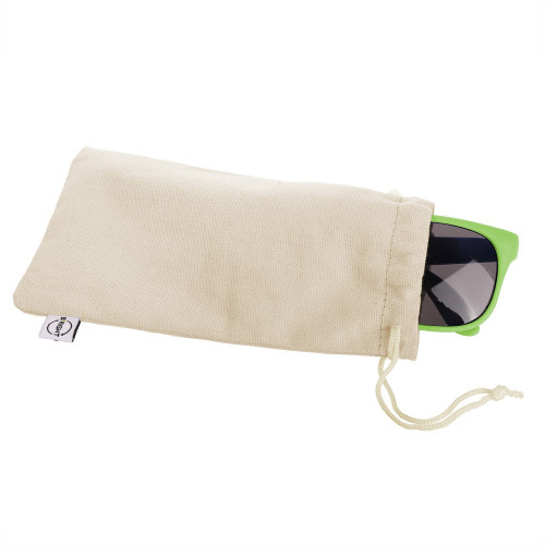 Okulary przeciwsłoneczne B'RIGHT, bawełniane etui w komplecie | Adam Jasnozielony V7375-10 (6)