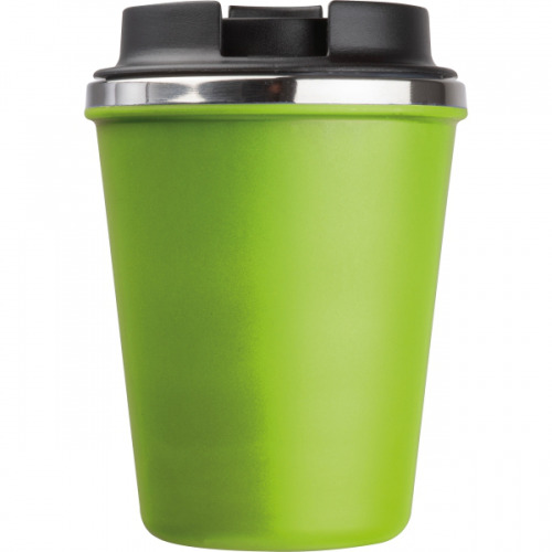 Kubek termiczny 350 ml z powłoką z recyklingu METODY Jasnozielony 8496229 (6)