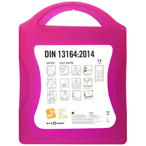 MyKit Zestaw Pierwszej Pomocy DIN Przezroczysta magenta 1Z253105 (4)