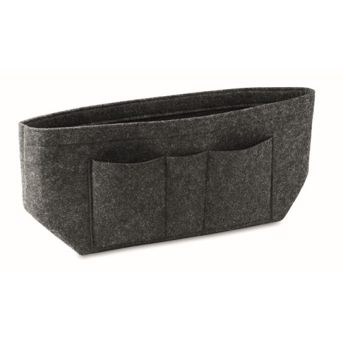 Organizer z filcu RPET Ciemno szary MO6334-15 (1)