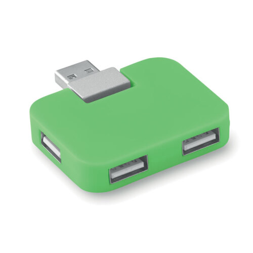 Hub USB 4 porty limonka MO8930-48 