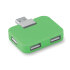 Hub USB 4 porty limonka MO8930-48  thumbnail