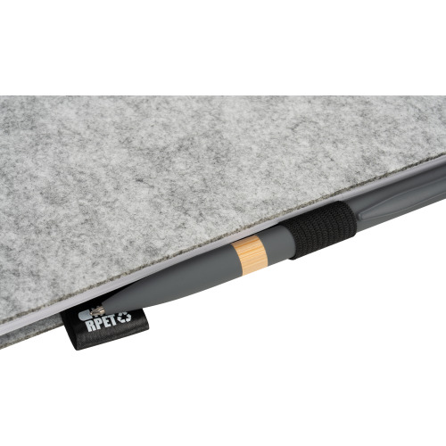 Notatnik A5 w linie BRENDA Szary 2374407 (7)