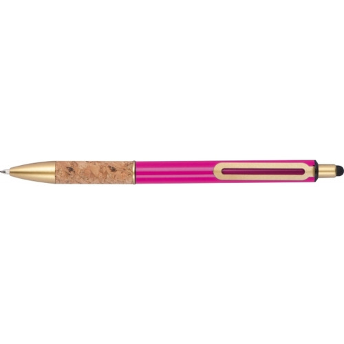 Długopis metalowy touch pen CAPRI Różowy 369011 (2)