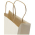 Torba z papieru z makulatury o gramaturze 150 g/m² ze skręcanymi uchwytami – 18 x 9 x 23 cm Złamana biel 1ZM02202 (3) thumbnail