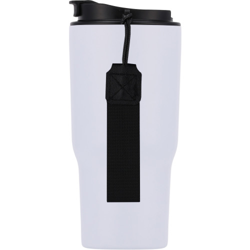 Kubek termiczny 550 ml ze stali z recyklingu DANA Biały 8523906 