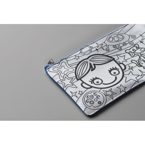 Piórnik z flamastrami Niebieski MO2505-37 (5)