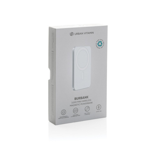 Power bank 3000 mAh Urban Vitamin Burbank, RABS Srebrny P322.812 (16)