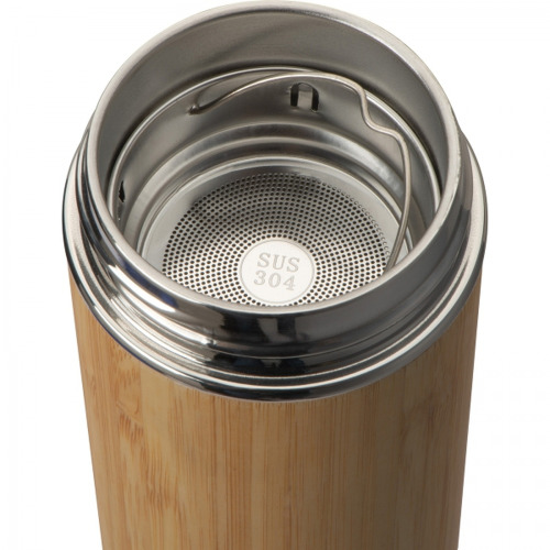 Butelka bambusowa 350 ml RAMON Beżowy 6166713 (8)