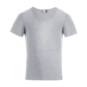 T-shirt Męski Slim Dekolt V
