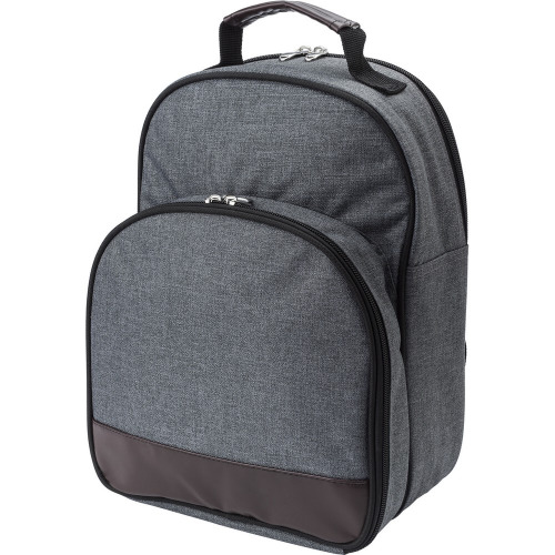 Plecak piknikowy, termoizolacyjny Szary V0837-19 