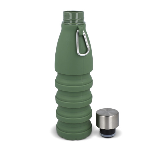 Składana butelka na wodę 550 ml Oliwkowa zieleń LT98720-N0043 (5)