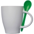Zestaw do kawy ceramiczny PALERMO 250 ml zielony 509509  thumbnail