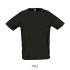 SPORTY Męski T-SHIRT 140g Czarny / Czarny opal S11939-BK-M  thumbnail