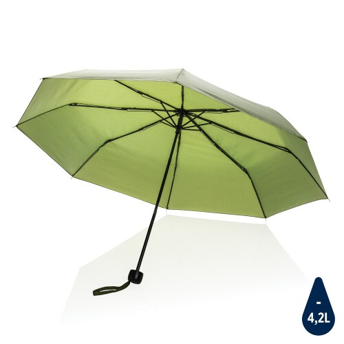 Mały parasol automatyczny 21" Impact AWARE rPET zielony P850.587 