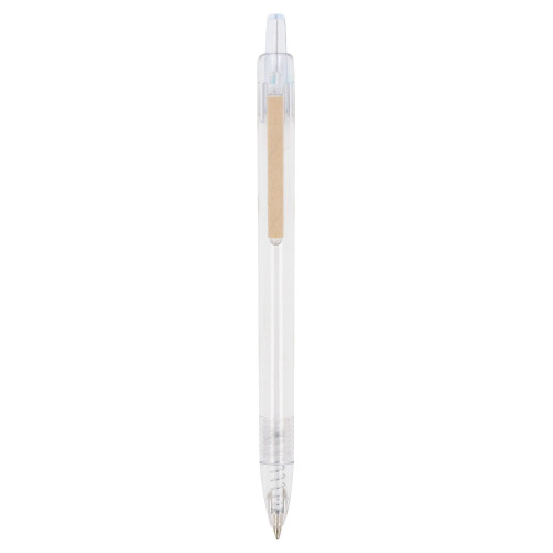 Pióro kulkowe, spinacz do papieru Transparentny / biały LT87822-N0401 (3)