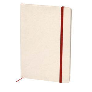 Notatnik ok. A5 ze zrecyklingowanych kartoników po mleku Czerwony