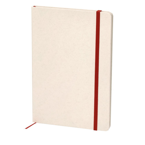 Notatnik ok. A5 ze zrecyklingowanych kartoników po mleku Czerwony VA641-05 