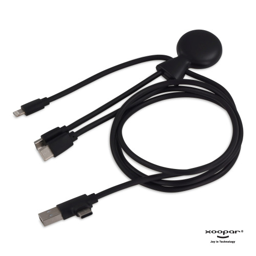 3199 | Xoopar Mr. Bio Powerbank and Cable pack 7000mAh Czarny LT41713-N0002 