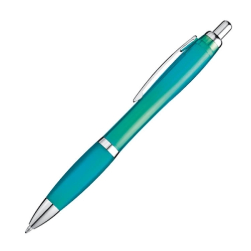 Długopis plastikowy MOSCOW turkusowy 168214 (1)