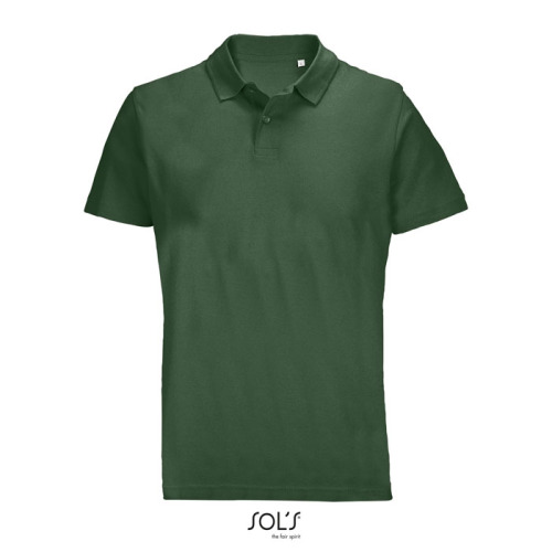PULSE U NISEX POLO Ciemno-Zielony S04502-BO-XL 