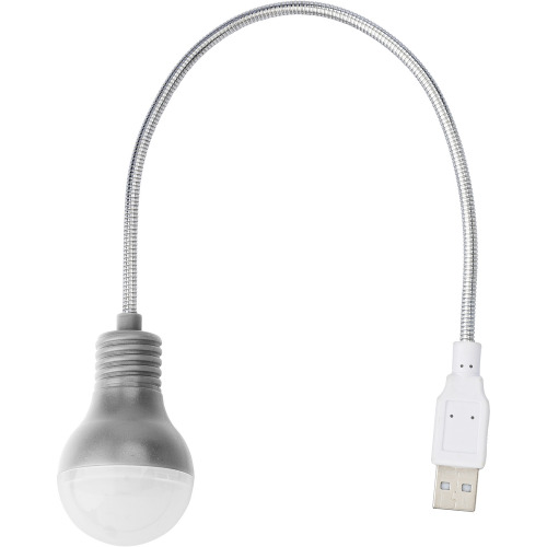 Lampka USB "żarówka" Srebrny V3508-32 