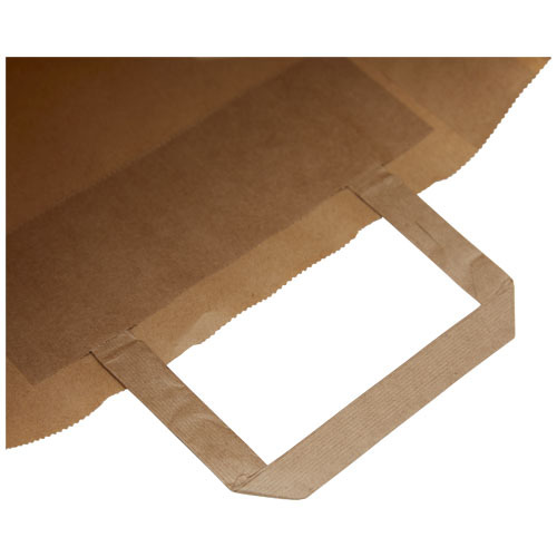 Torba z papieru Kraft z płaskimi uchwytami – 25 x 11 x 31 cm Kraftowy brąz 1PQ00306 (4)