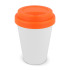 Filiżanka do kawy RPP z białym korpusem 250ml Biały / pomarańczowy LT98867-N0126  thumbnail