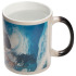 Kubek ceramiczny do sublimacji zmieniający kolor SIRMIONE 300 ml Czarny 343803 (5) thumbnail