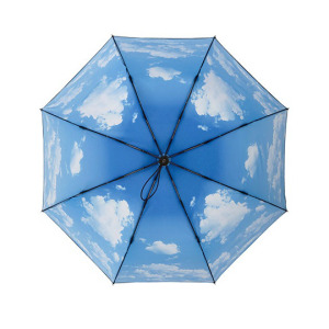 Parasol kieszonkowy automatyczny - Black & Wood