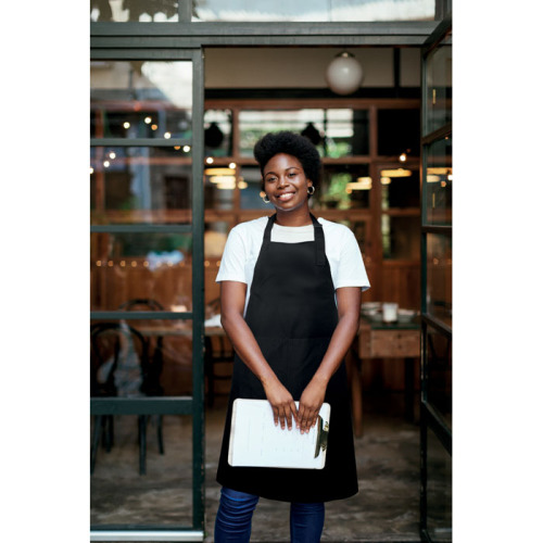 Regulowany fartuch kuchenny Czarny MO2349-03 (2)