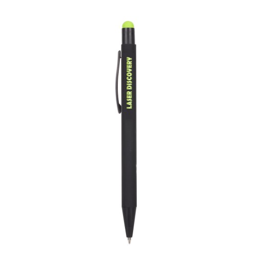 Długopis, touch pen jasnozielony V1932-10 (2)