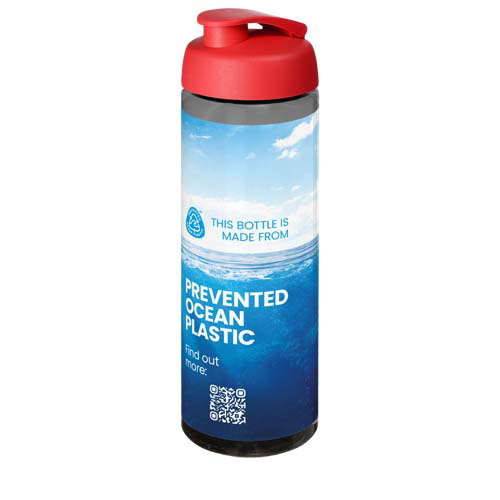 H2O Active® Eco Vibe 850 ml, bidon sportowy z odchylaną pokrywką Węgiel drzewny 21048391 (1)