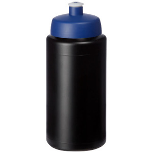 Bidon Baseline® Plus o pojemności 500 ml ze sportowym wieczkiem i uchwytem Czarny