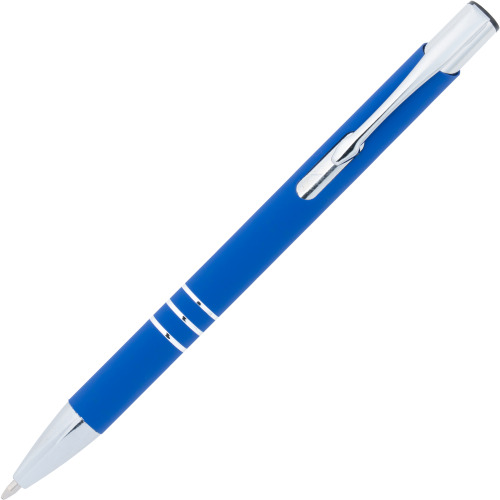 Długopis metalowy soft touch NEW JERSEY Niebieski 055504 (1)