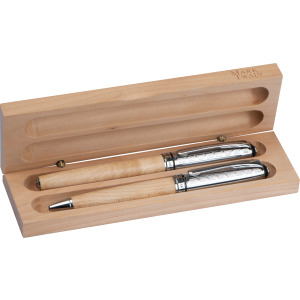 Zestaw piśmienny długopis i pióro kulkowe Mark Twain ROLAND