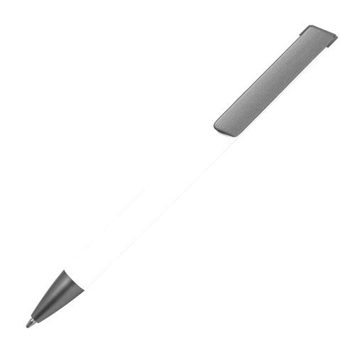 Długopis aluminiowy z dużym klipsem SOUTHAMPTON Biały 556006 (2)