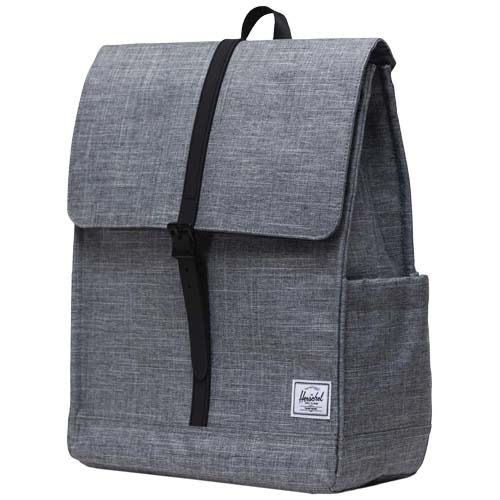 Herschel City plecak z materiałów z recyklingu o pojemności 16 l Szary melanż 12075380 